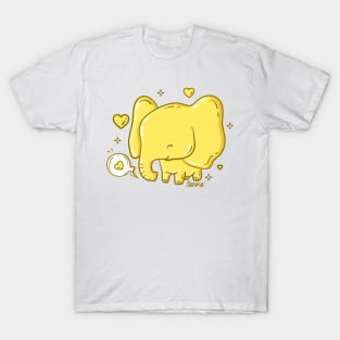 Little Mellow Yellophant - A Sweet Jello Elephant T-Shirt